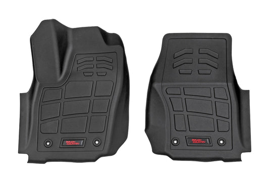 Rough Country SM71223_A Sure-Fit Floor Mats | Front | Double Cab | Toyota Tacoma 2WD/4WD (2024-2026)