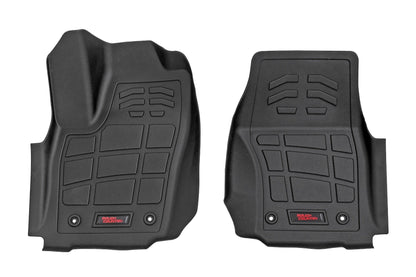 Rough Country SM71223 Sure-Fit Floor Mats | Front | Double Cab | Toyota Tacoma 2WD/4WD (2024-2026)