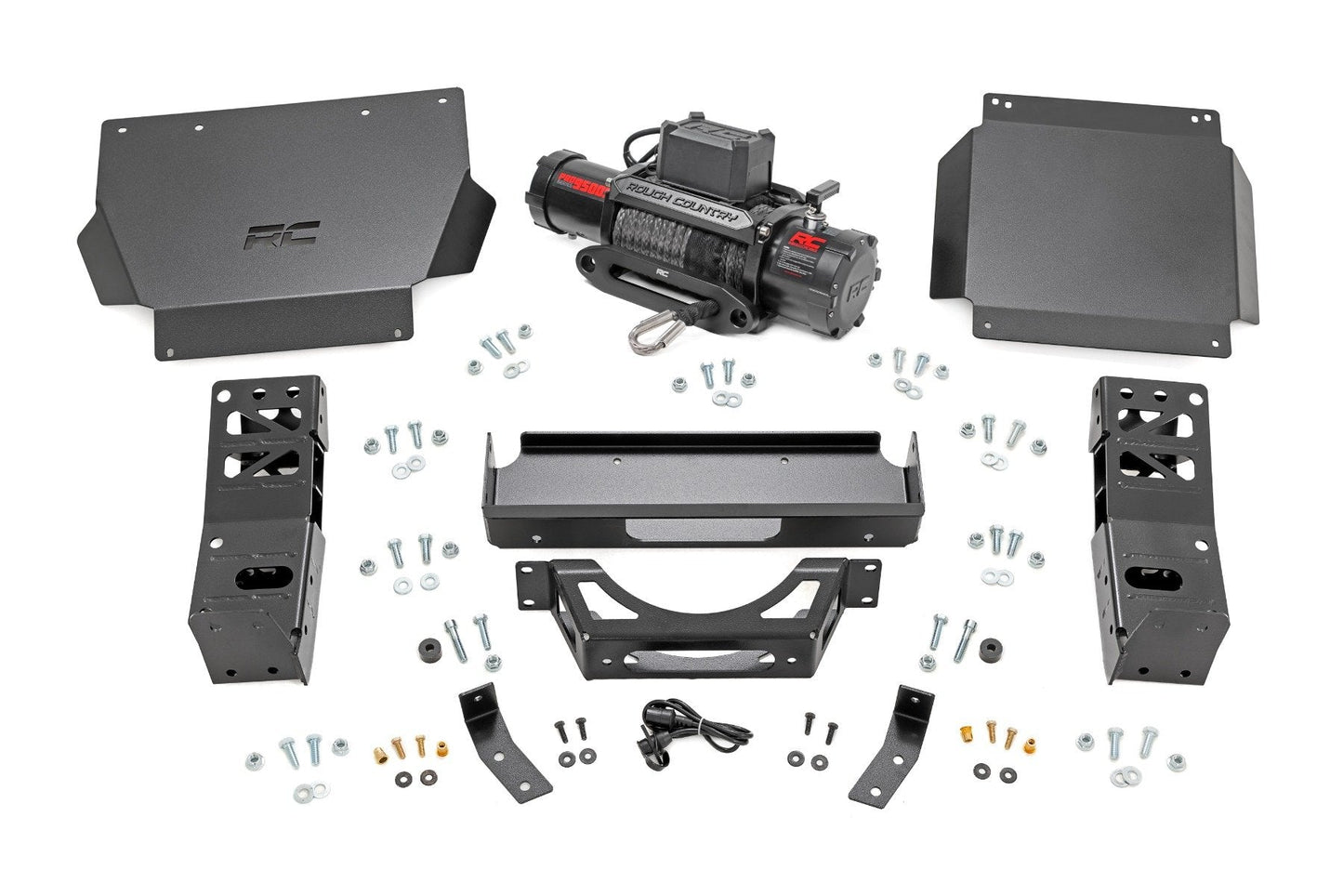 Rough Country 72012 Hidden Winch Mount | 9500S | Toyota Tacoma 2WD/4WD (2024-2025)