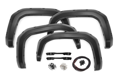 Rough Country F-T12421-1J9 Pocket Fender Flares | 1J9 Celestial Silver Metallic | Toyota Tacoma (24-25)