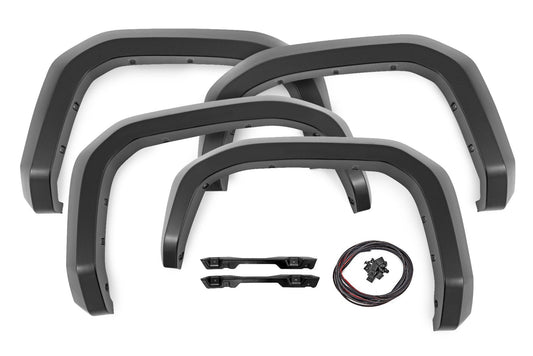 Rough Country O-T12421-3U5 Fender Flares | Sport | 3U5 Supersonic Red | Toyota Tacoma 2WD/4WD (24-25)