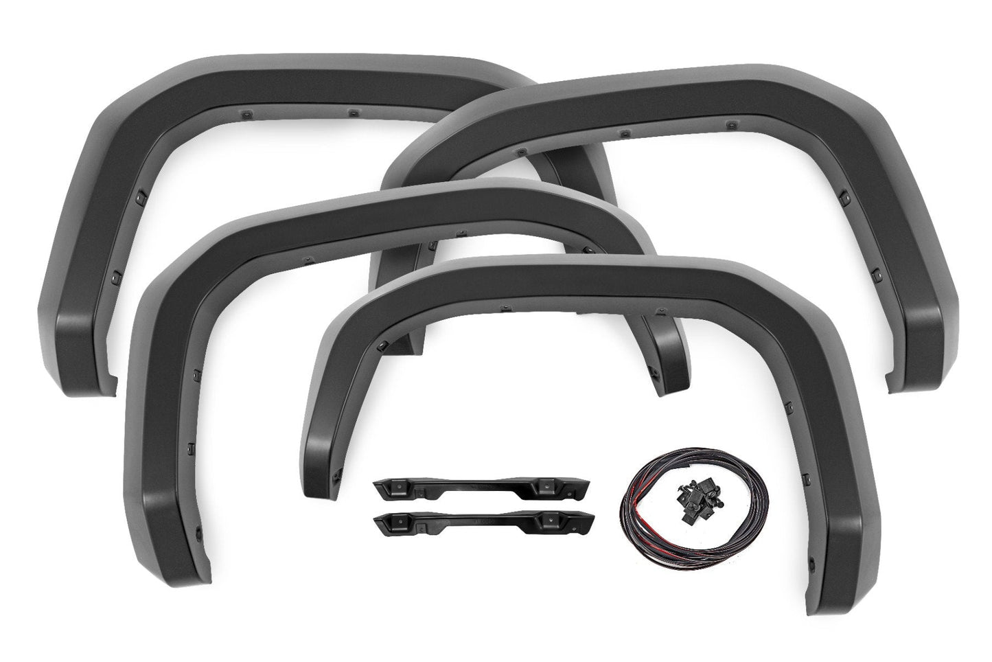 Rough Country O-T12421-202 Fender Flares | Sport | 202 Gloss Black | Toyota Tacoma 2WD/4WD (2024-2025)