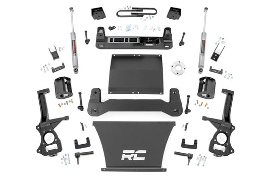 Rough Country 111630 6 Inch Lift Kit | Mono Leaf Rear | Chevy Silverado 1500 2WD (2025-2026)