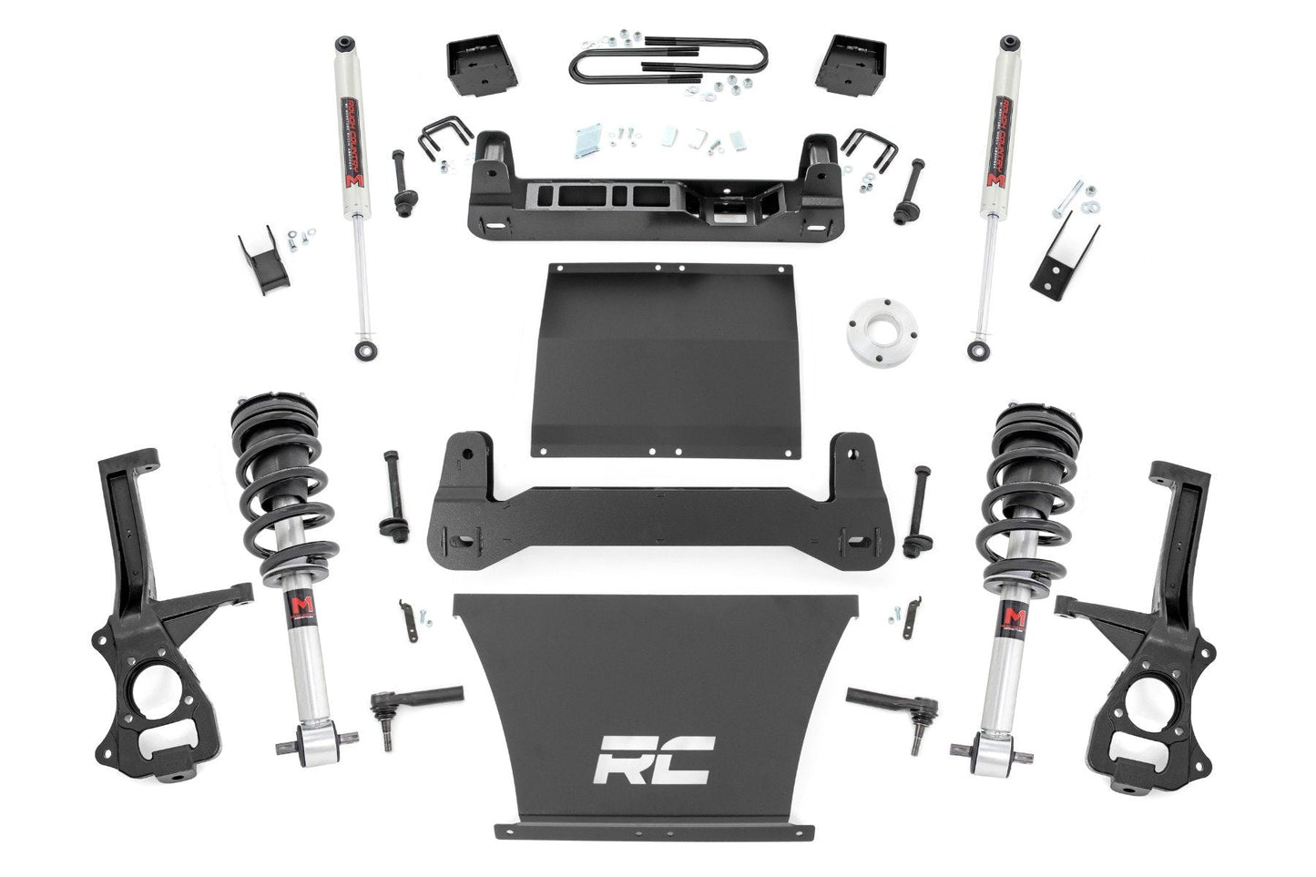 Rough Country 111640 6 Inch Lift Kit | Mono Leaf Rear | M1 Struts/M1 | Chevy Silverado 1500 (25-26)