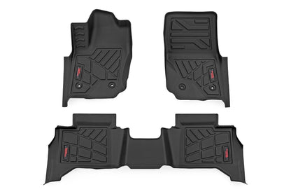 Rough Country SM71324 Sure-Fit Floor Mats | Front & Rear | Toyota 4Runner 2WD/4WD (2025-2026)