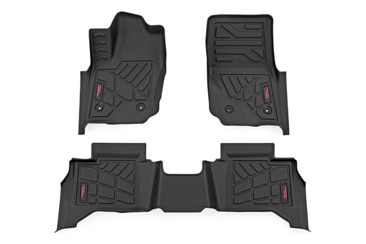 Rough Country SM71324 Sure-Fit Floor Mats | Front & Rear | Toyota 4Runner 2WD/4WD (2025-2026)