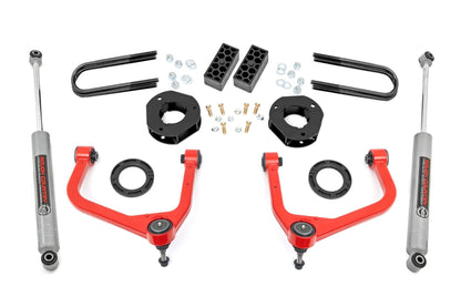 Rough Country 110430RED 3.5 Inch Lift Kit | Chevy Silverado 1500 2WD/4WD (2025-2026)