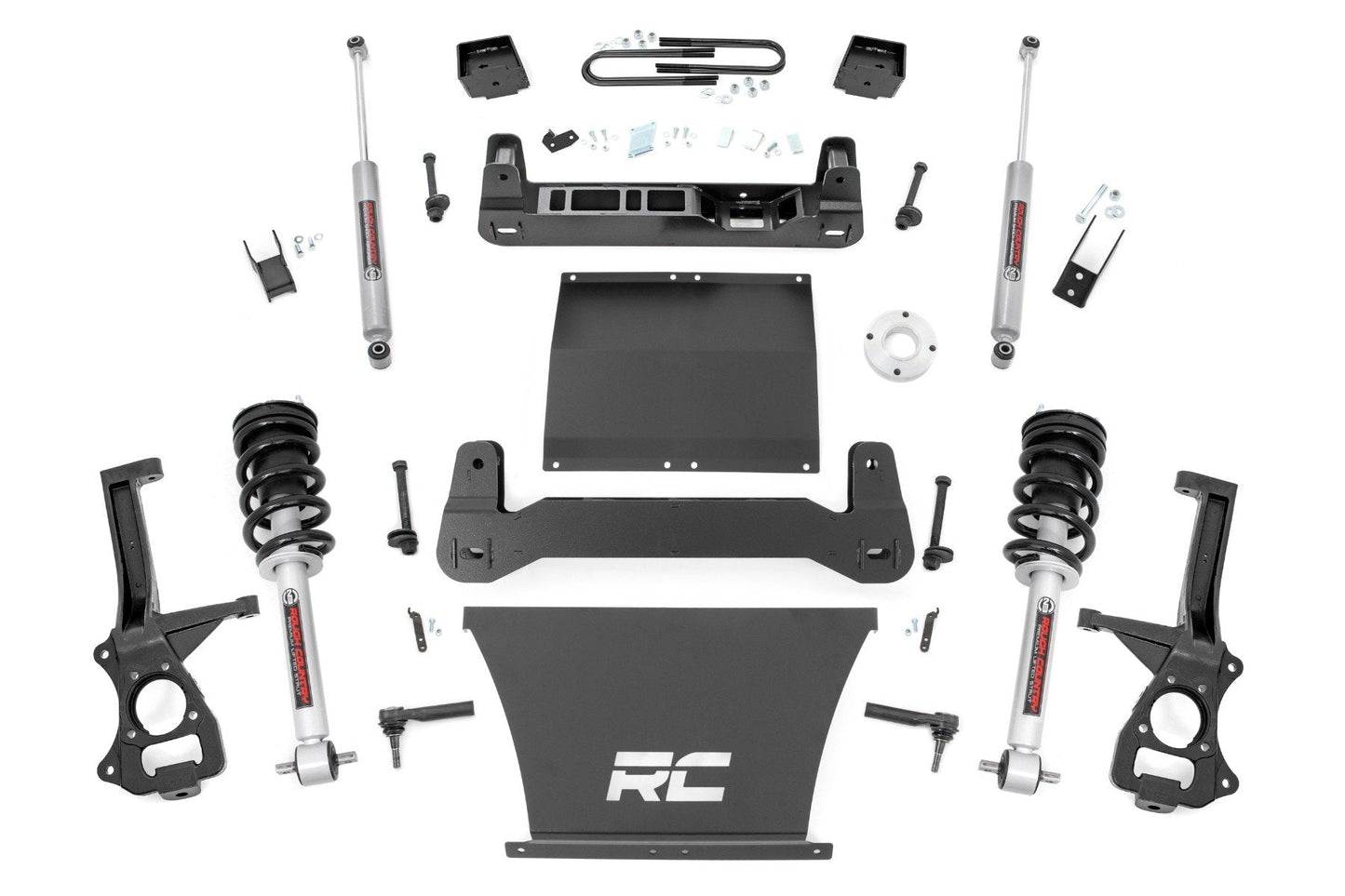 Rough Country 111631 6 Inch Lift Kit | Mono Leaf Rear | N3 Struts | Chevy Silverado 1500 (25-26)
