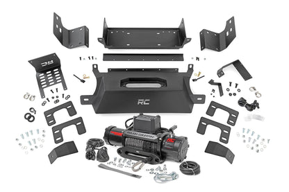 Rough Country 51058 Hidden Winch Mount | 9500S | Ford Bronco 4WD (2021-2025)