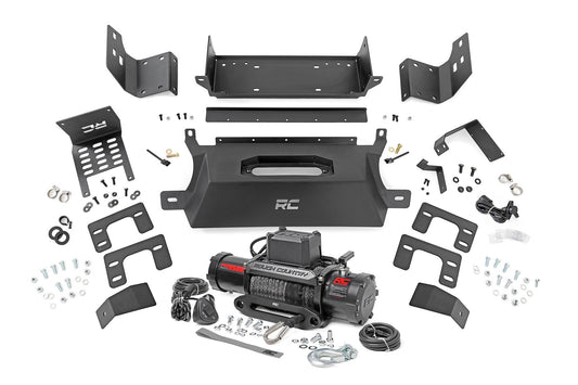 Rough Country 51058 Hidden Winch Mount | 9500S | Ford Bronco 4WD (2021-2025)