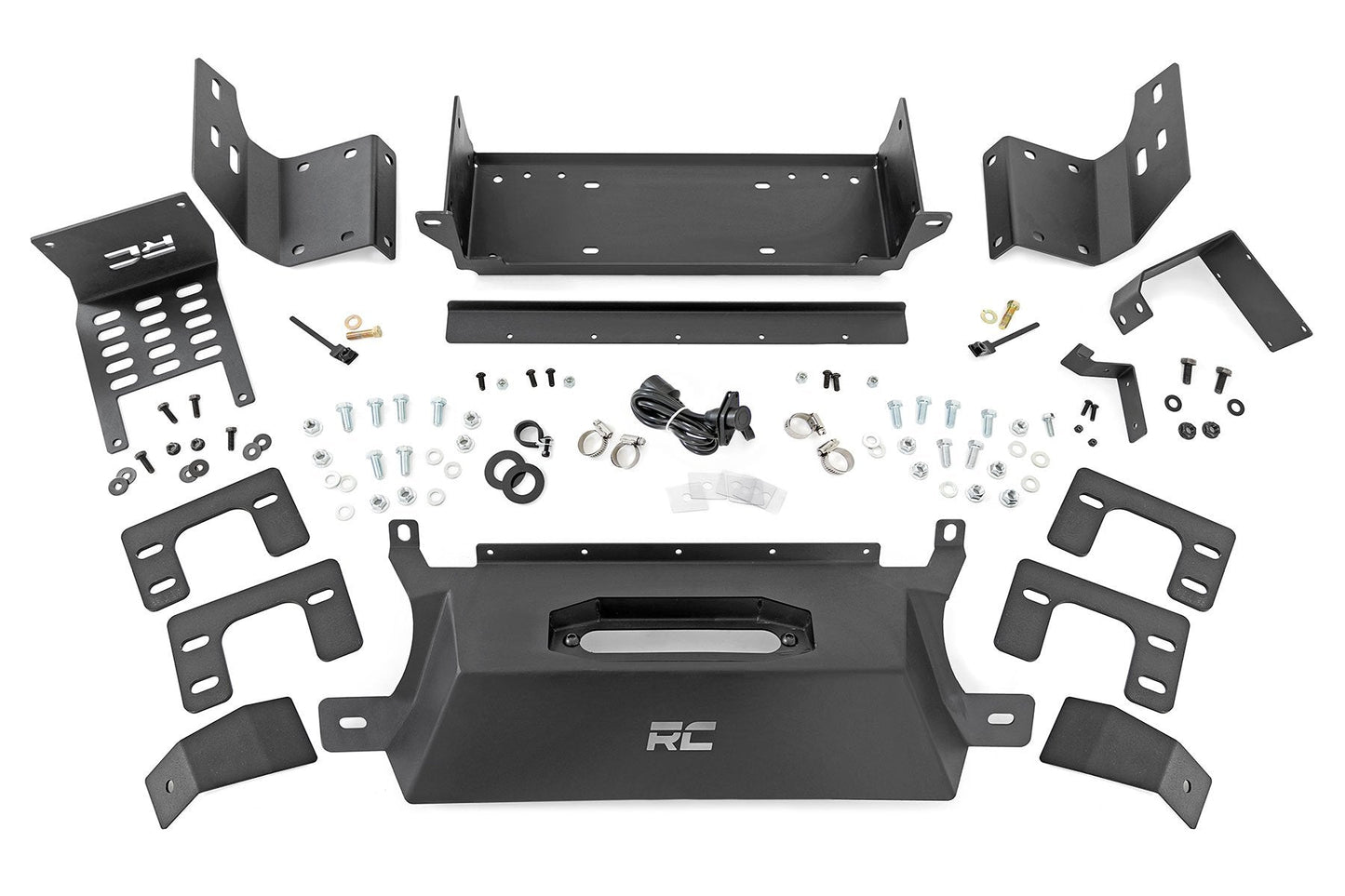 Rough Country 51065 Hidden Winch Mount | All Models | Ford Bronco 4WD (2021-2025)