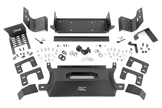 Rough Country 51065 Hidden Winch Mount | All Models | Ford Bronco 4WD (2021-2025)