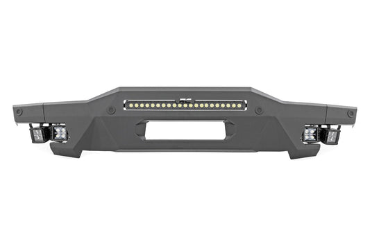 Rough Country 51079 Front Bumper | Modular | Stubby Wings | Amber DRL | Ford Bronco 4WD (21-25)