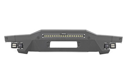 Rough Country 51084 Front Bumper | Modular | Stubby Wings | Flood | Fog | Ford Bronco 4WD (21-25)