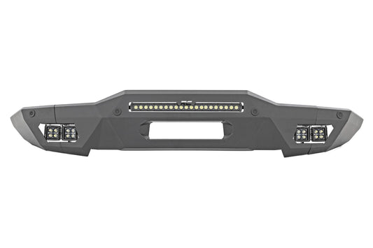 Rough Country 51075 Front Bumper | Modular | Full Wings | Amber DRL | Ford Bronco 4WD (2021-2025)