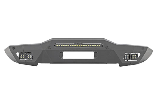 Rough Country 51074 Front Bumper | Modular | Full Wings | DRL | Ford Bronco 4WD (2021-2025)