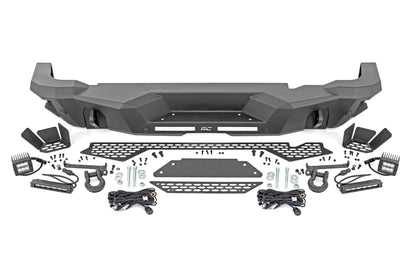 Rough Country 51093 Rear Bumper | Black Series LED | Flood | Ford Bronco 4WD (2021-2025)