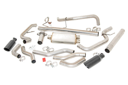 Rough Country 96018 Performance Cat-Back Exhaust | Stainless | 2.7/3.5/5.0L | Ford F-150 (21-25)