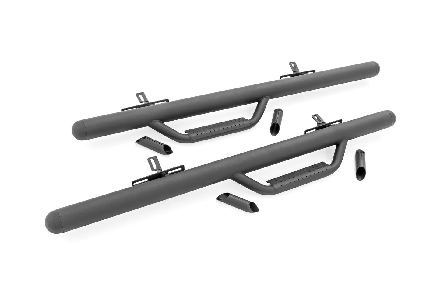 Rough Country RCF21582DA Nerf Steps | Wheel to Wheel | 2 Door | Ford Bronco (2 Door) 4WD (2021-2025)