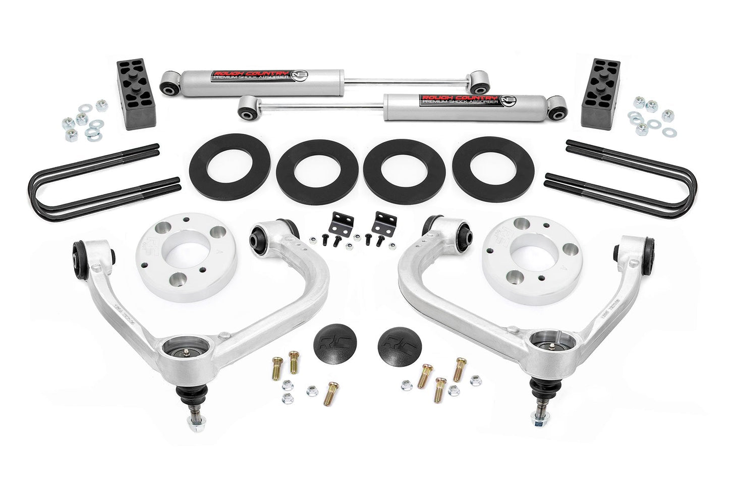 Rough Country 41430 3 Inch Lift Kit | Forged UCA | Ford F-150 4WD (2021-2025)