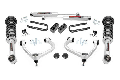 Rough Country 41431 3 Inch Lift Kit | Forged UCA | N3 Struts | Ford F-150 4WD (2021-2025)