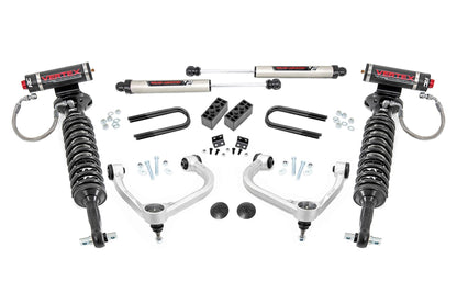 Rough Country 41457 3 Inch Lift Kit | Fabbed UCA | Vertex/V2 | Ford F-150 4WD (2021-2025)