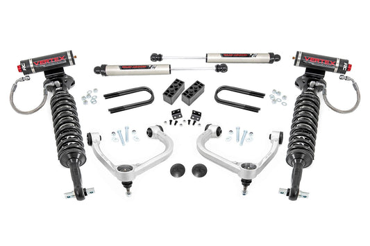 Rough Country 41457 3 Inch Lift Kit | Fabbed UCA | Vertex/V2 | Ford F-150 4WD (2021-2025)