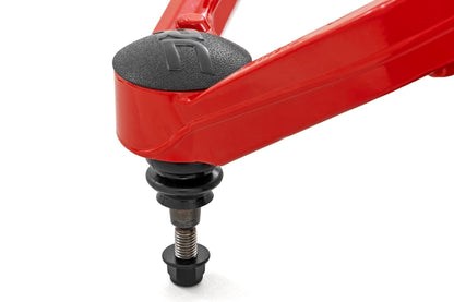 Rough Country 41400RED Red Forged Upper Control Arms | 3 Inch Lift | Ford F-150 4WD (2021-2025)