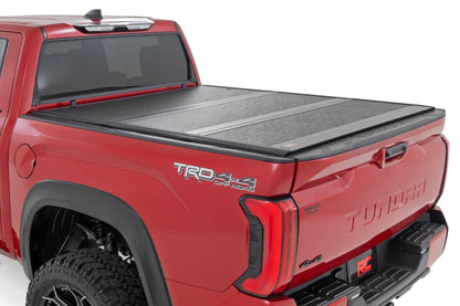Rough Country 47514551B Hard Low Profile Bed Cover | 5'7" Bed | Cargo Mgmt | Toyota Tundra (22-25)