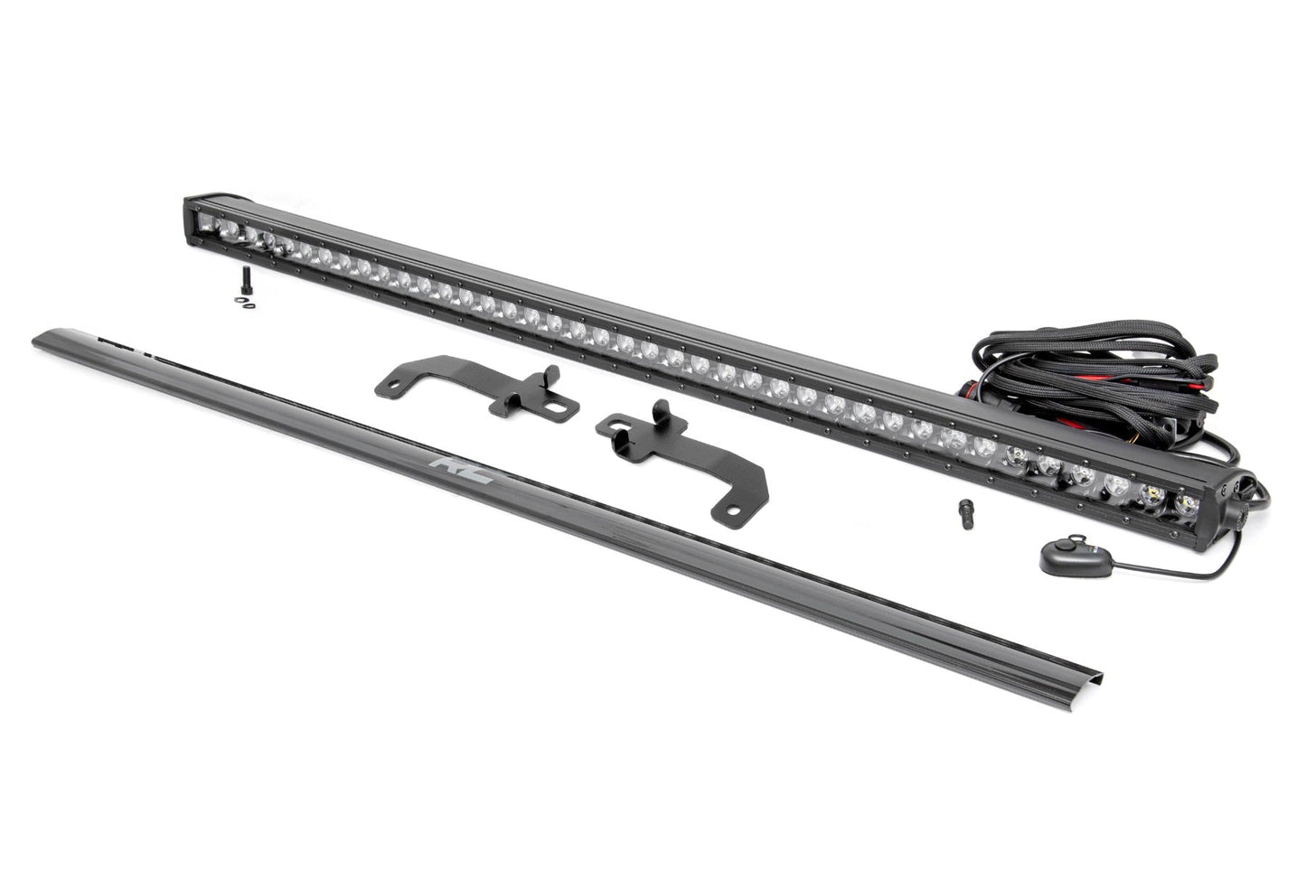 Rough Country 92082 LED Light | Cage Mount | 40" Black | Honda Pioneer 520