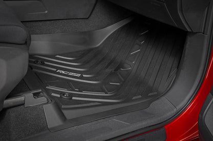 Rough Country FF-71780 Flex-Fit Floor Mats | FR & RR | CrewMax | Toyota Tundra 2WD/4WD (2022-2025)