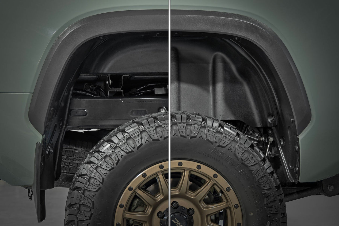 Rough Country 4610 Rear Wheel Well Liners | Toyota Tundra 2WD/4WD (2022-2025)