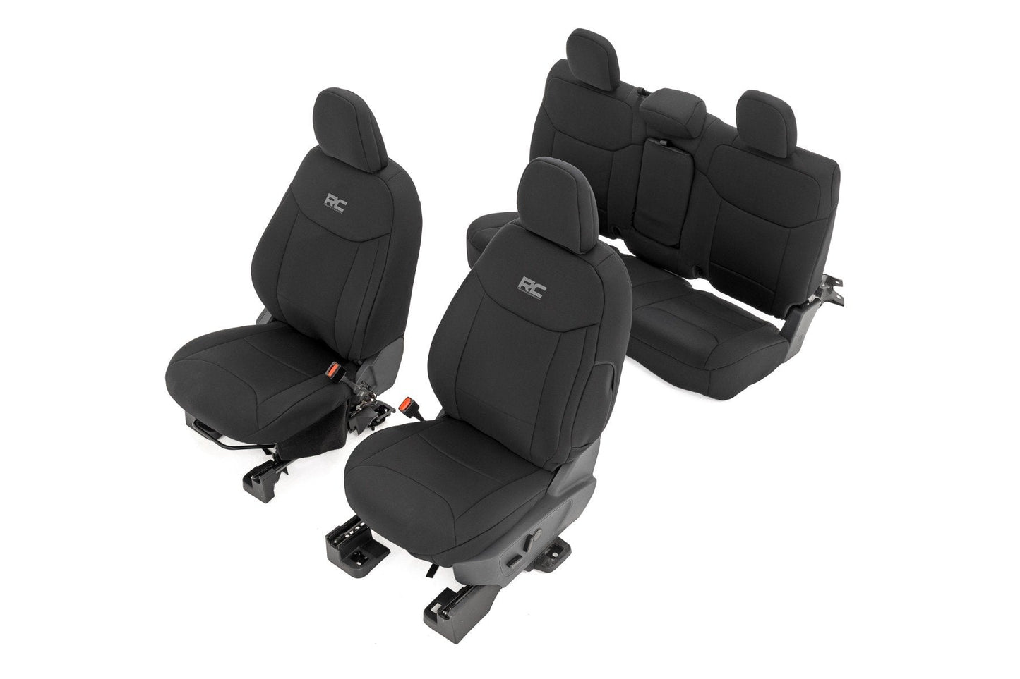 Rough Country 91065 Seat Covers | FR & RR W/Armrest | Crew Cab | Ford Maverick 2WD/4WD (22-26)