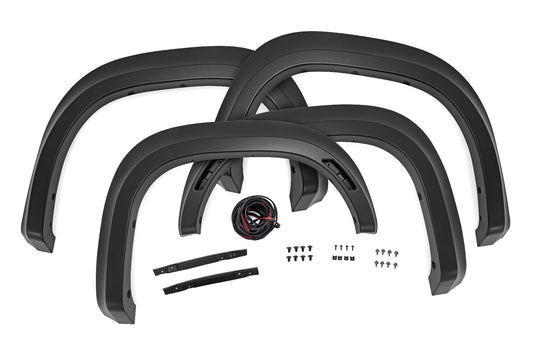 Rough Country S-N12200-KH3 Fender Flares | Sport | KH3 Super Black | Nissan Frontier 2WD/4WD (2022-2025)