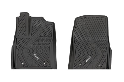 Rough Country FF-7170 Flex-Fit Floor Mats | FR | CrewMax | Toyota Tundra 2WD/4WD (2022-2025)
