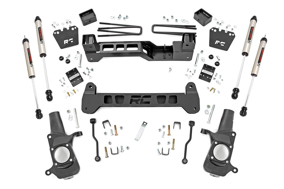 Rough Country 22070 6 Inch Lift Kit | V2 | Chevy Silverado & GMC Sierra 2500HD 2WD (2001-2010)