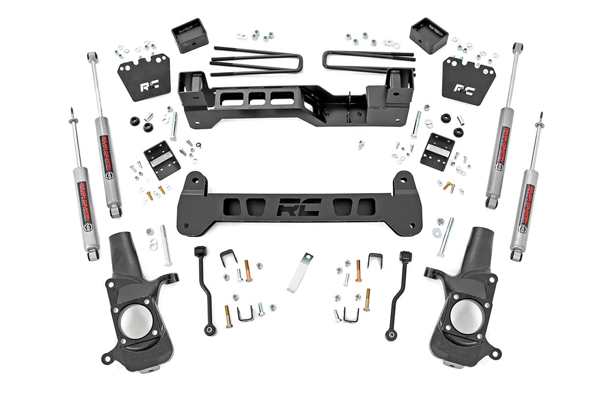 Rough Country 220N3A 6 Inch Lift Kit | Chevy Silverado & GMC Sierra 2500HD 2WD (2001-2010)