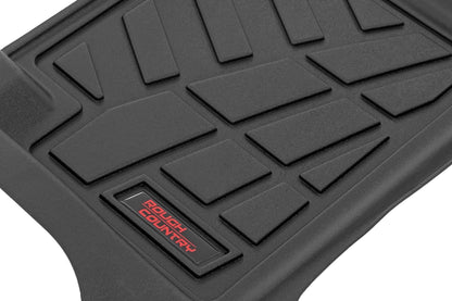 Rough Country SM21313 Sure-Fit Floor Mats | Front & Rear | Chevy/GMC Canyon/Colorado 2WD/4WD (2023-2026)