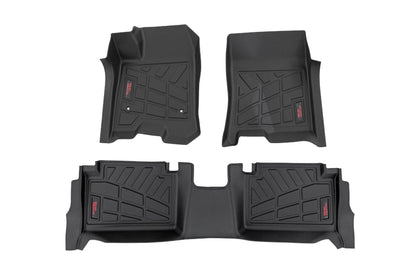 Rough Country SM21313 Sure-Fit Floor Mats | Front & Rear | Chevy/GMC Canyon/Colorado 2WD/4WD (2023-2026)
