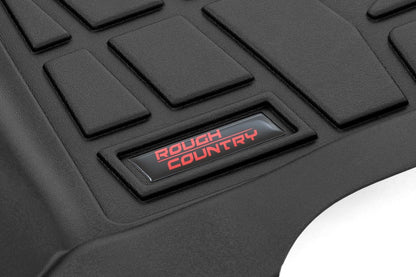 Rough Country SM21313 Sure-Fit Floor Mats | Front & Rear | Chevy/GMC Canyon/Colorado 2WD/4WD (2023-2026)