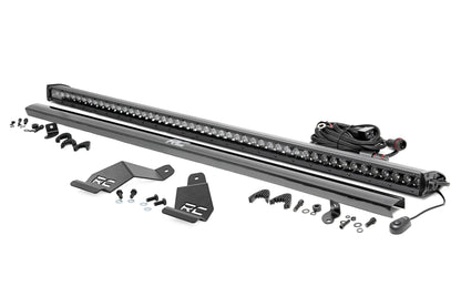 Rough Country 71213 LED Light Mount | 50" Black Single Row | CFMOTO UFORCE U10 Pro