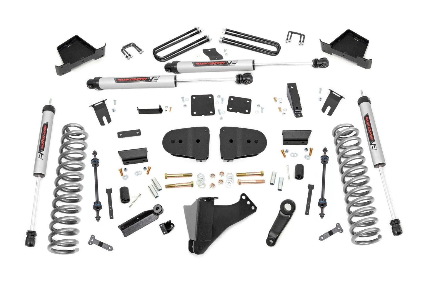 Rough Country 400157 4.5 Inch Lift Kit | V2 | Diesel | Ford F-250/F-350 Super Duty 4WD (2023-2026)