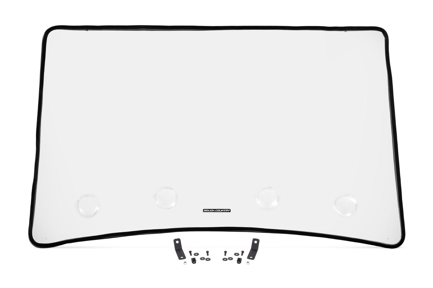 Rough Country 98222275 Vented Full Windshield | Scratch Resistant | John Deere Gator XUV 835E
