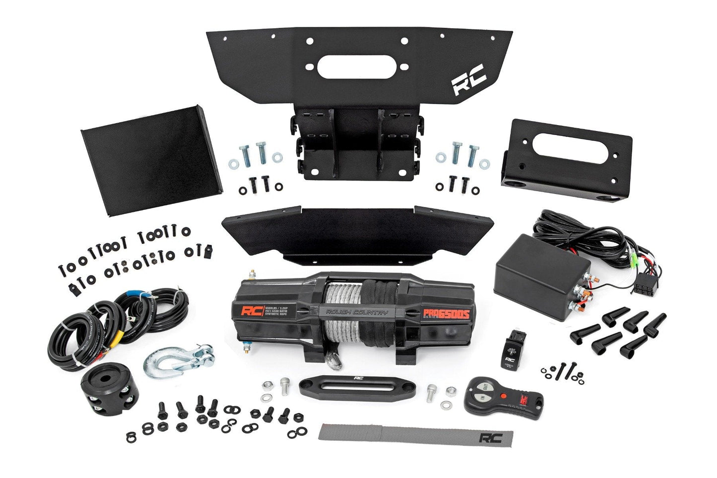 Rough Country 93206 Winch Mount | Front | RS6500S | Polaris RZR XP1000-4 (2024)