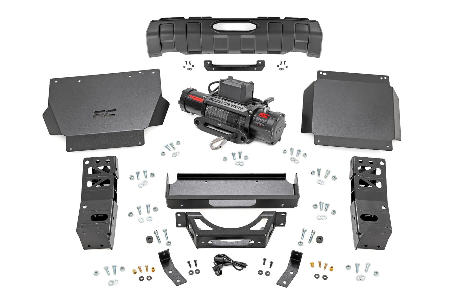 Rough Country 10815 Hidden Winch Mount | PRO12000S | Toyota Tacoma 4WD (2024-2025)