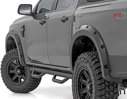 Rough Country F-F12401 Pocket Fender Flares | Ford Ranger 2WD/4WD (2024-2025)