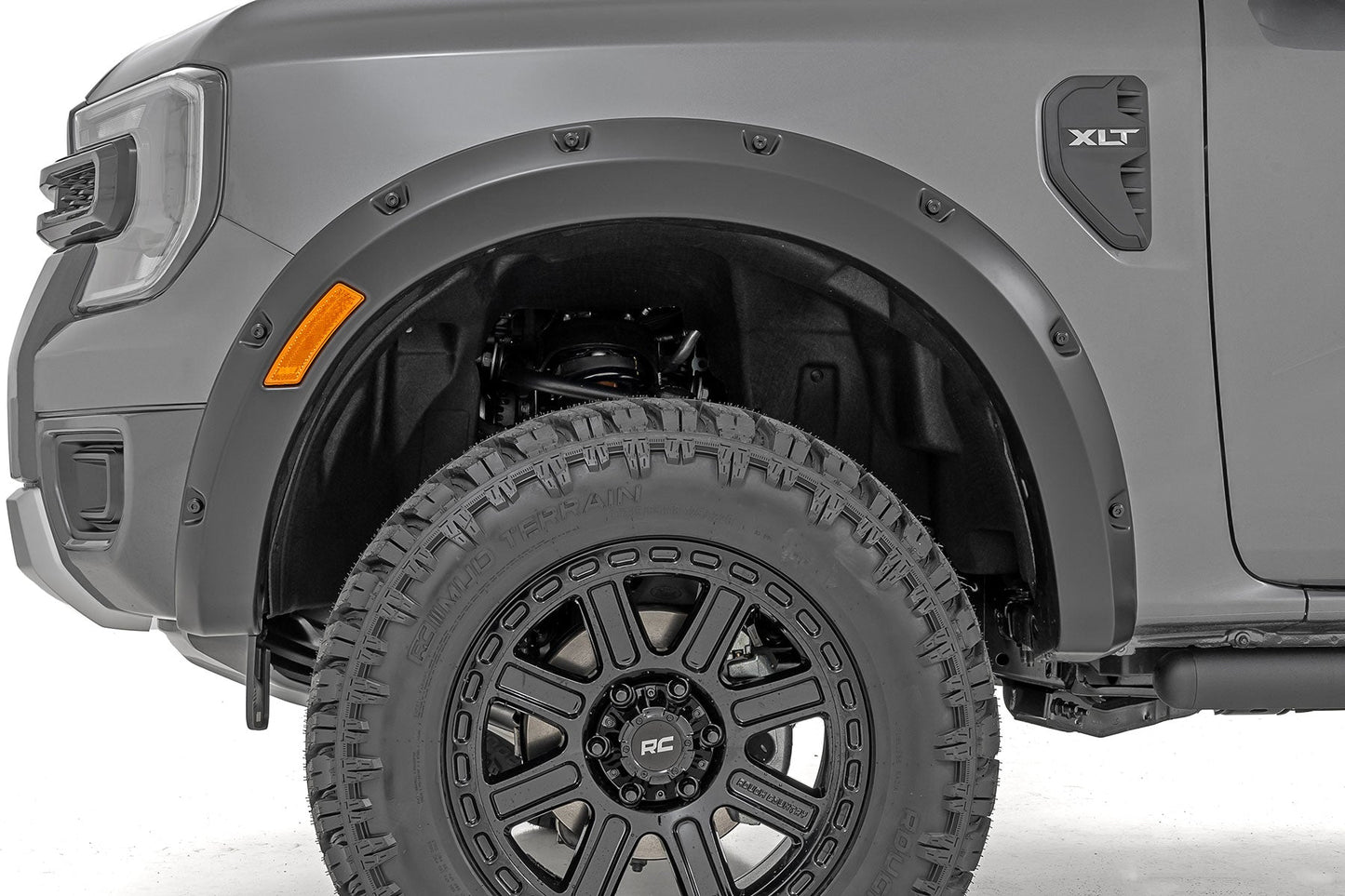 Rough Country F-F12401 Pocket Fender Flares | Ford Ranger 2WD/4WD (2024-2025)