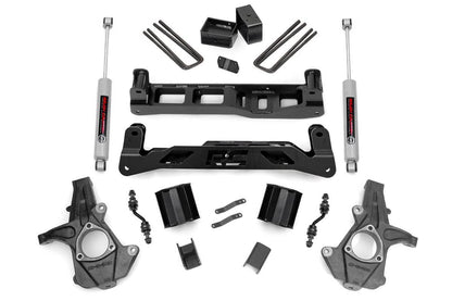 Rough Country 24831 5 Inch Lift Kit | Alum/Stamp Steel | Chevy/GMC 1500 (14-18 & Classic)