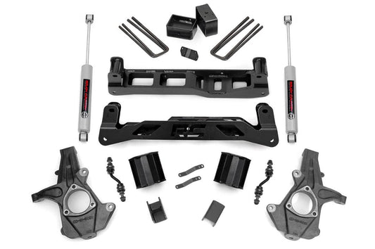 Rough Country 24831 5 Inch Lift Kit | Alum/Stamp Steel | Chevy/GMC 1500 (14-18 & Classic)