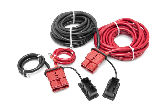Rough Country RS108 Winch Power Cable | Quick Disconnect | 24 Ft